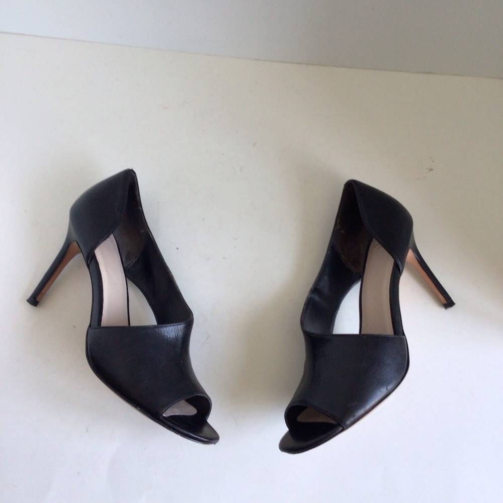 Cole Haan Viveca OT. Pump Open-Toe Leather Heels. Size 8.5